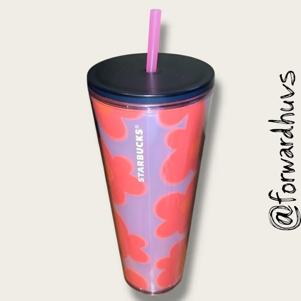 Starbucks 2025 Valentine's Day Pixel Heart Venti Tumbler - Replacement Straw